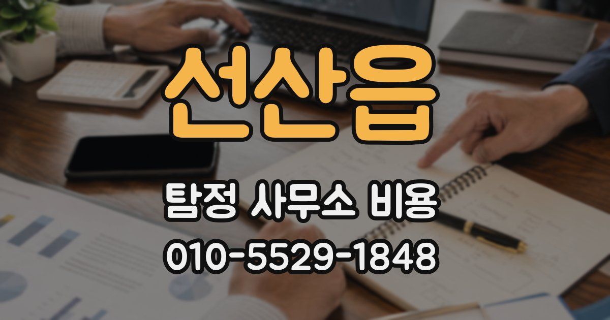 선산읍 탐정 사무소 비용