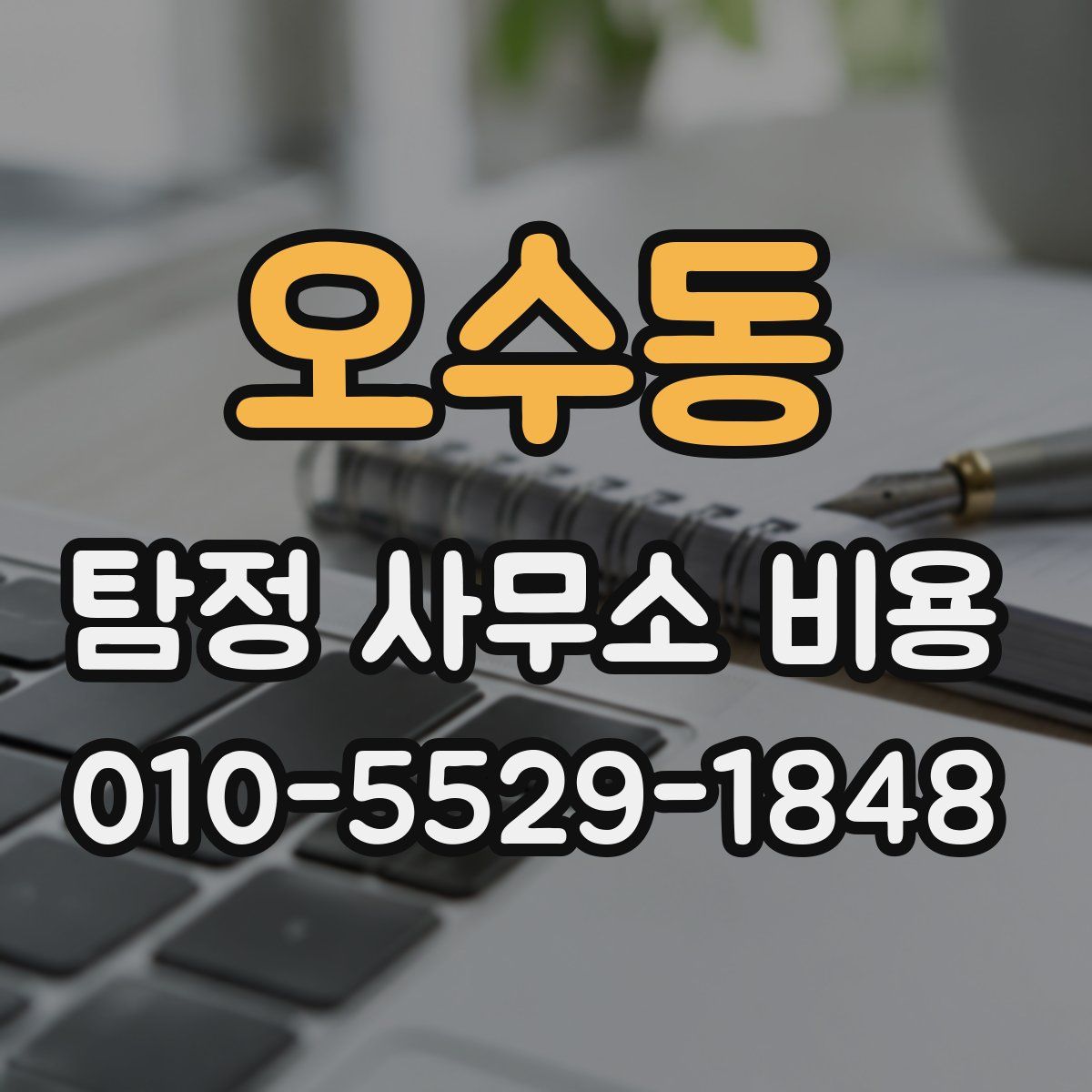 오수동 탐정 사무소 비용