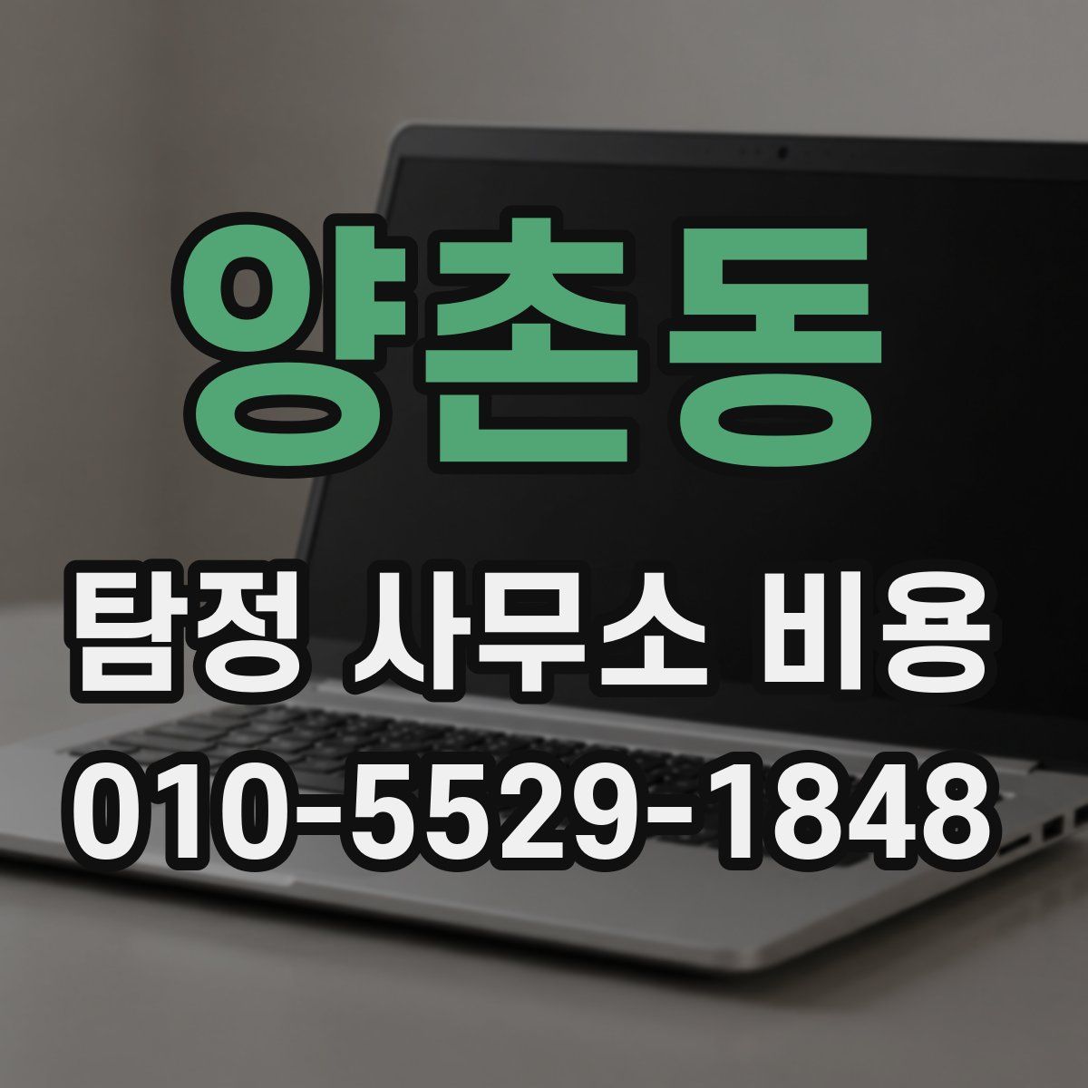 양촌동 탐정 사무소 비용