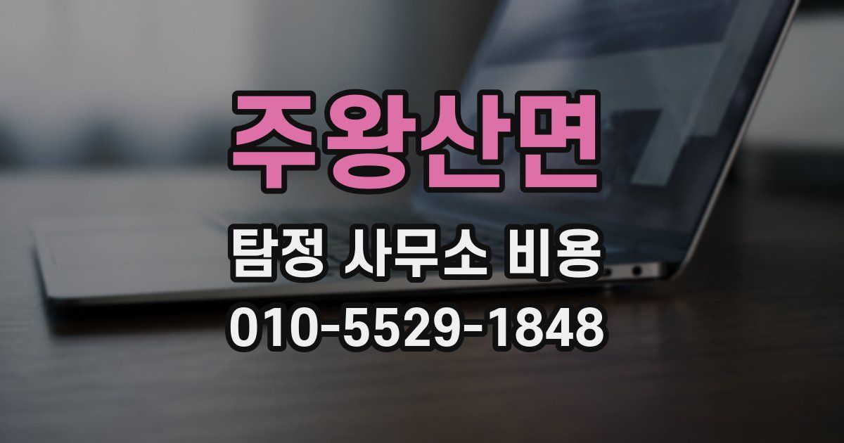 주왕산면 탐정 사무소 비용