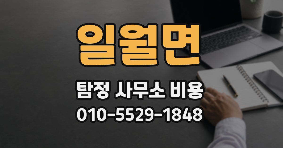 일월면 탐정 사무소 비용