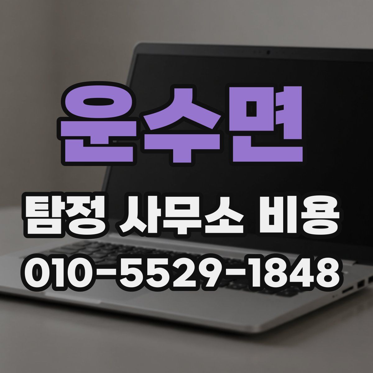 운수면 탐정 사무소 비용