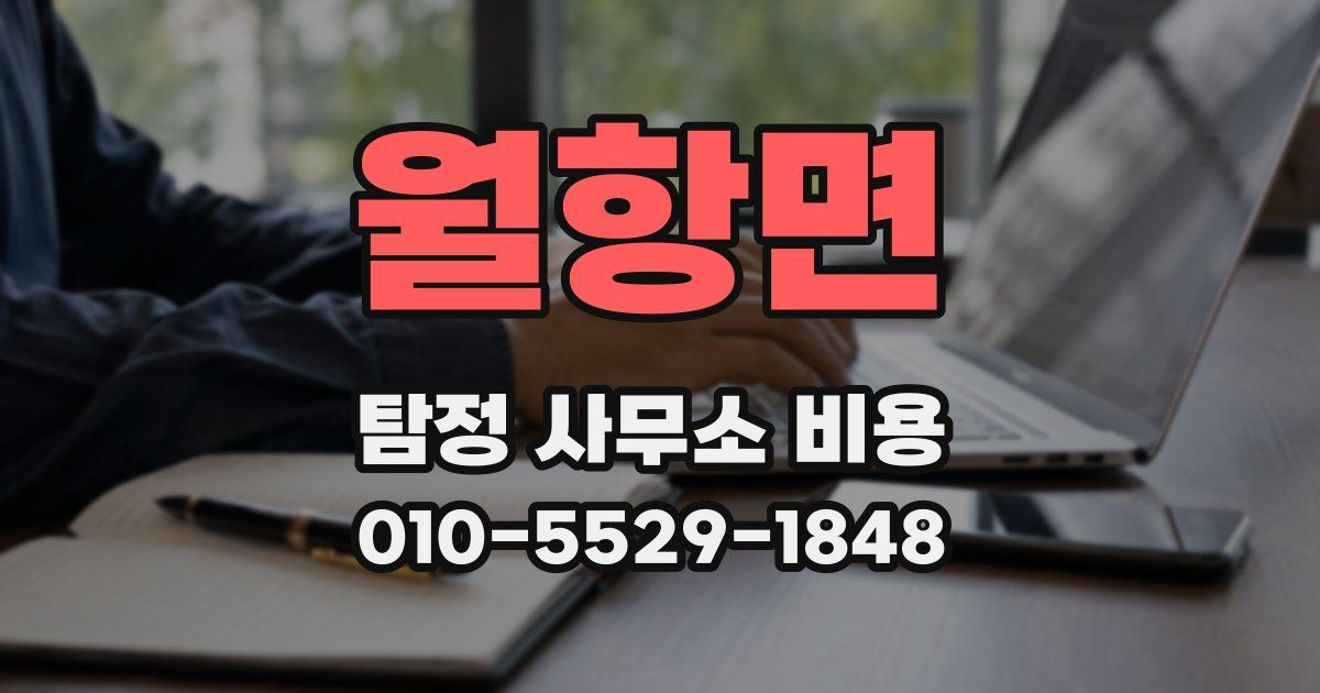 월항면 탐정 사무소 비용