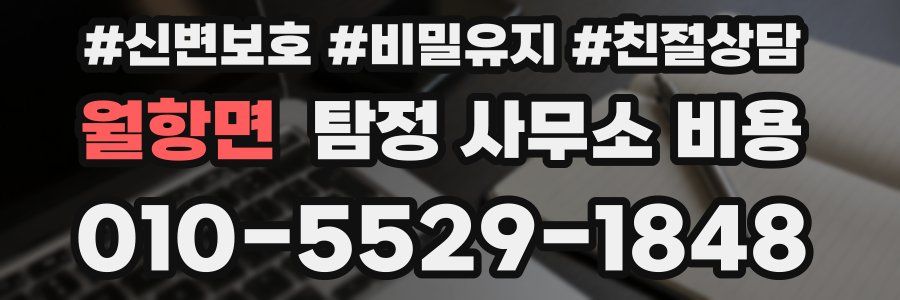 월항면 탐정 사무소 비용