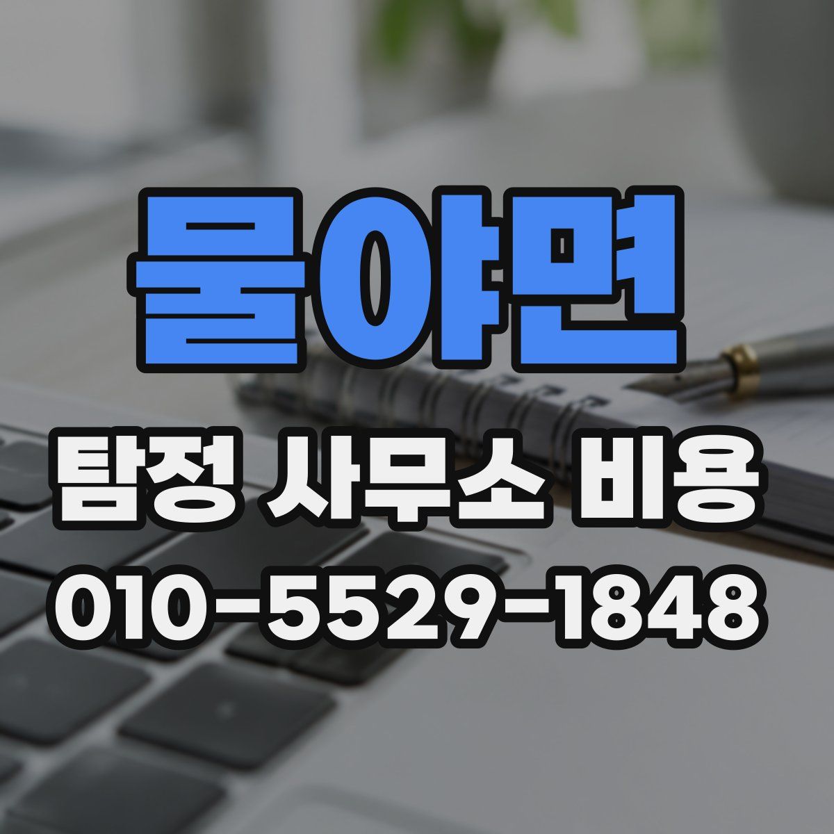 물야면 탐정 사무소 비용