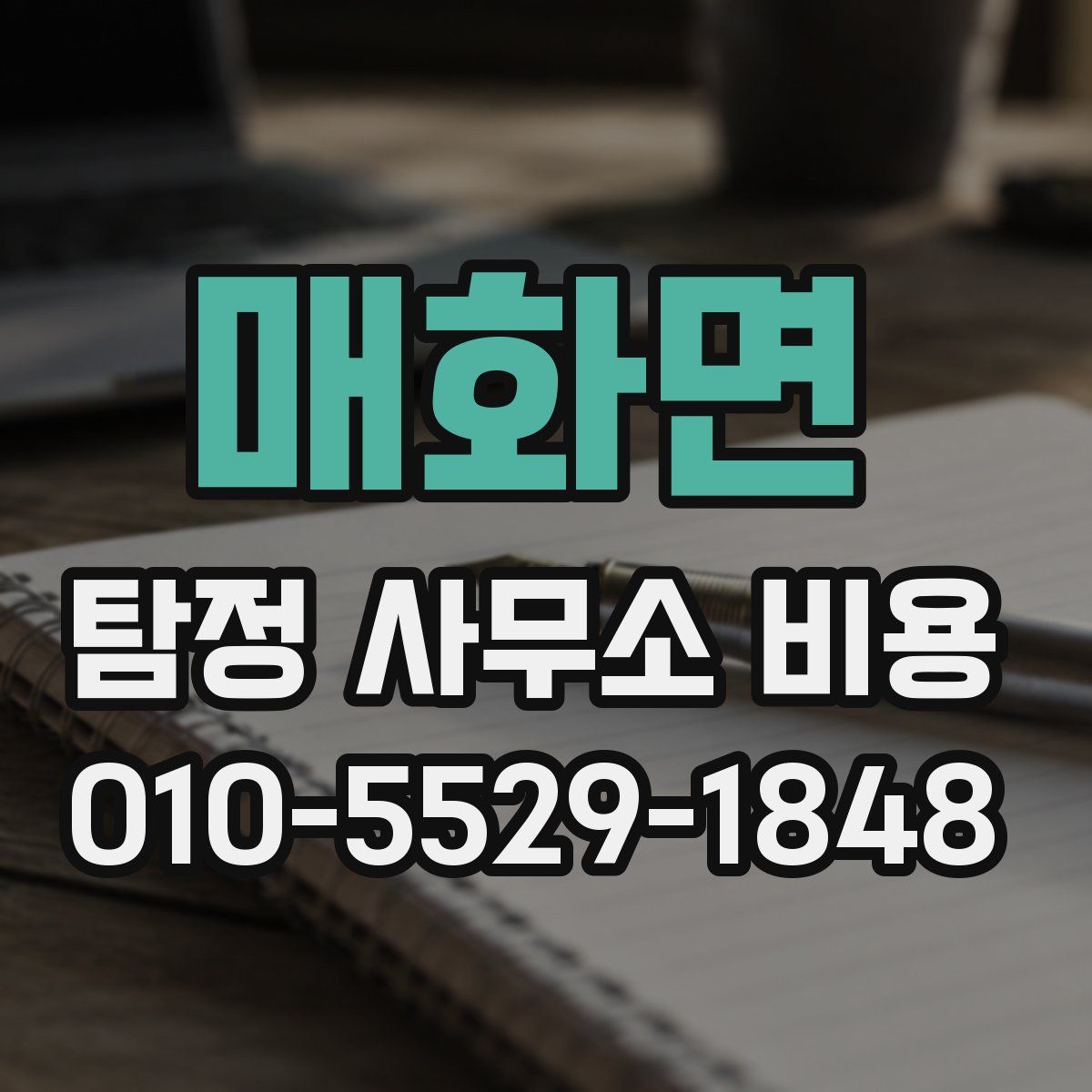 매화면 탐정 사무소 비용