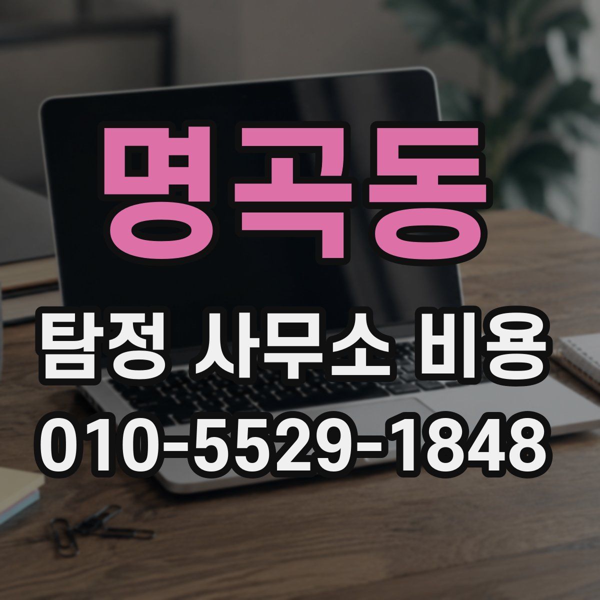 명곡동 탐정 사무소 비용