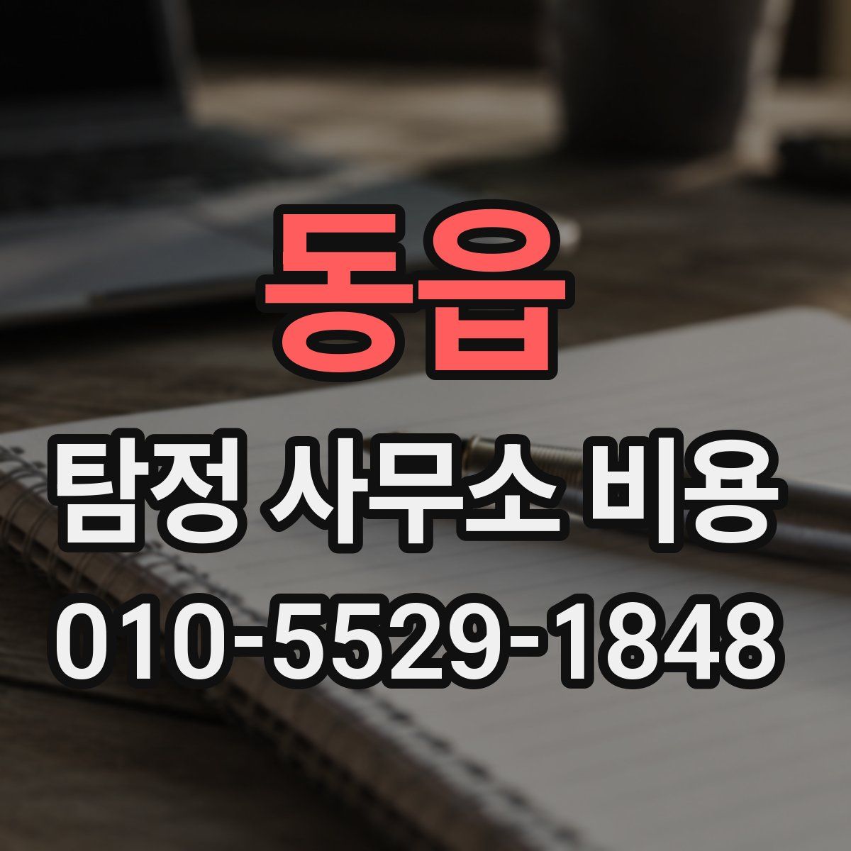 동읍 탐정 사무소 비용