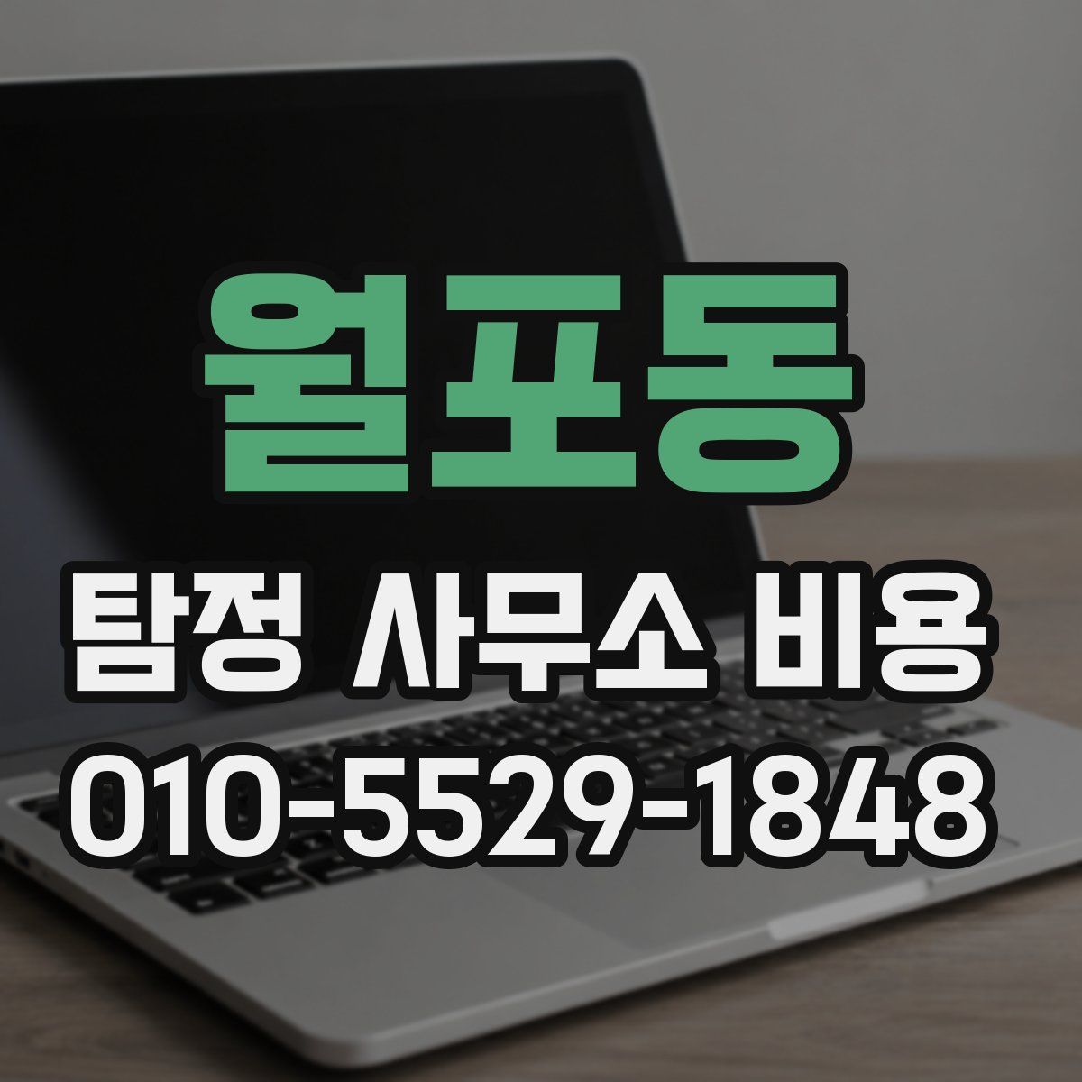 월포동 탐정 사무소 비용