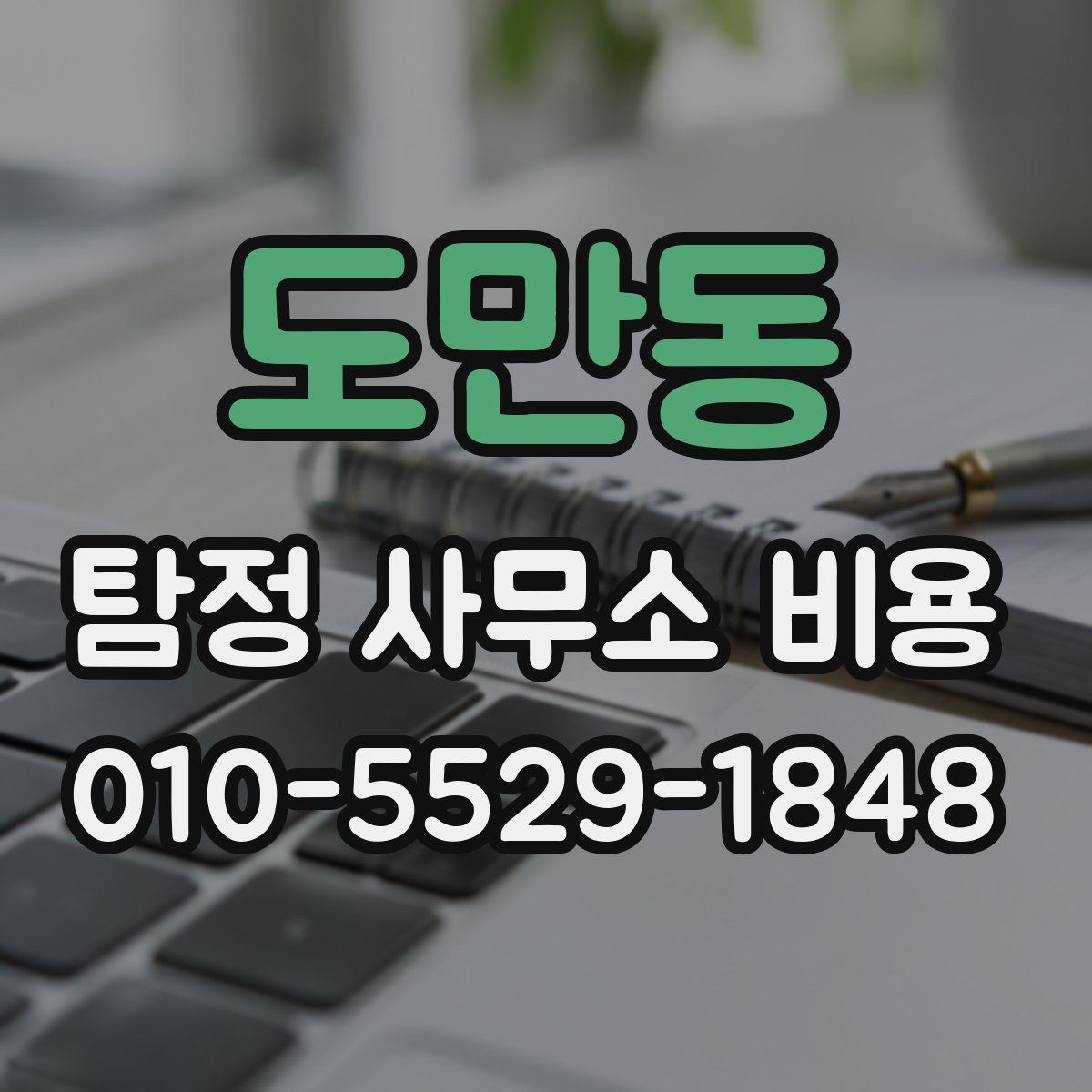 도만동 탐정 사무소 비용