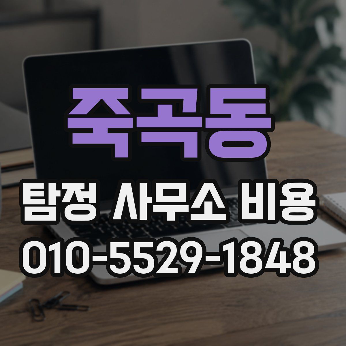 죽곡동 탐정 사무소 비용