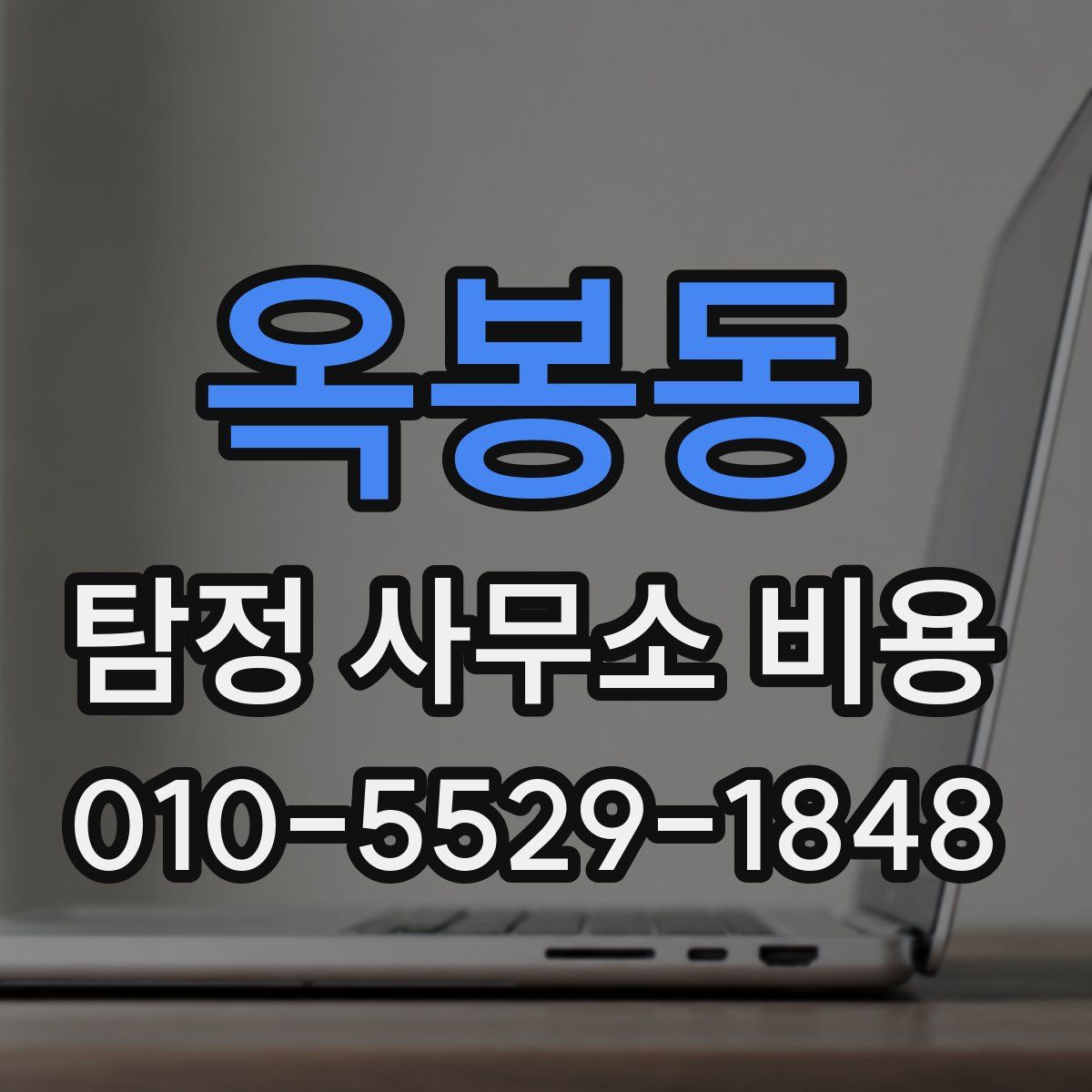 옥봉동 탐정 사무소 비용