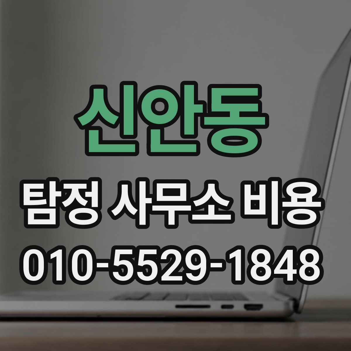 신안동 탐정 사무소 비용