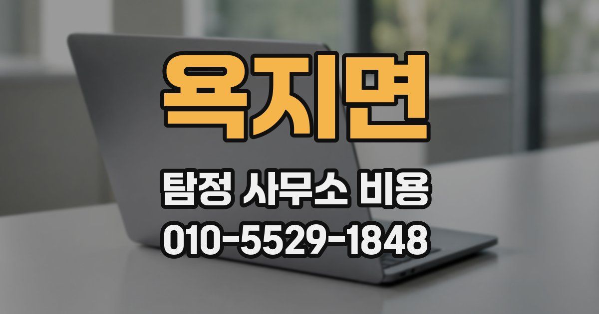 욕지면 탐정 사무소 비용