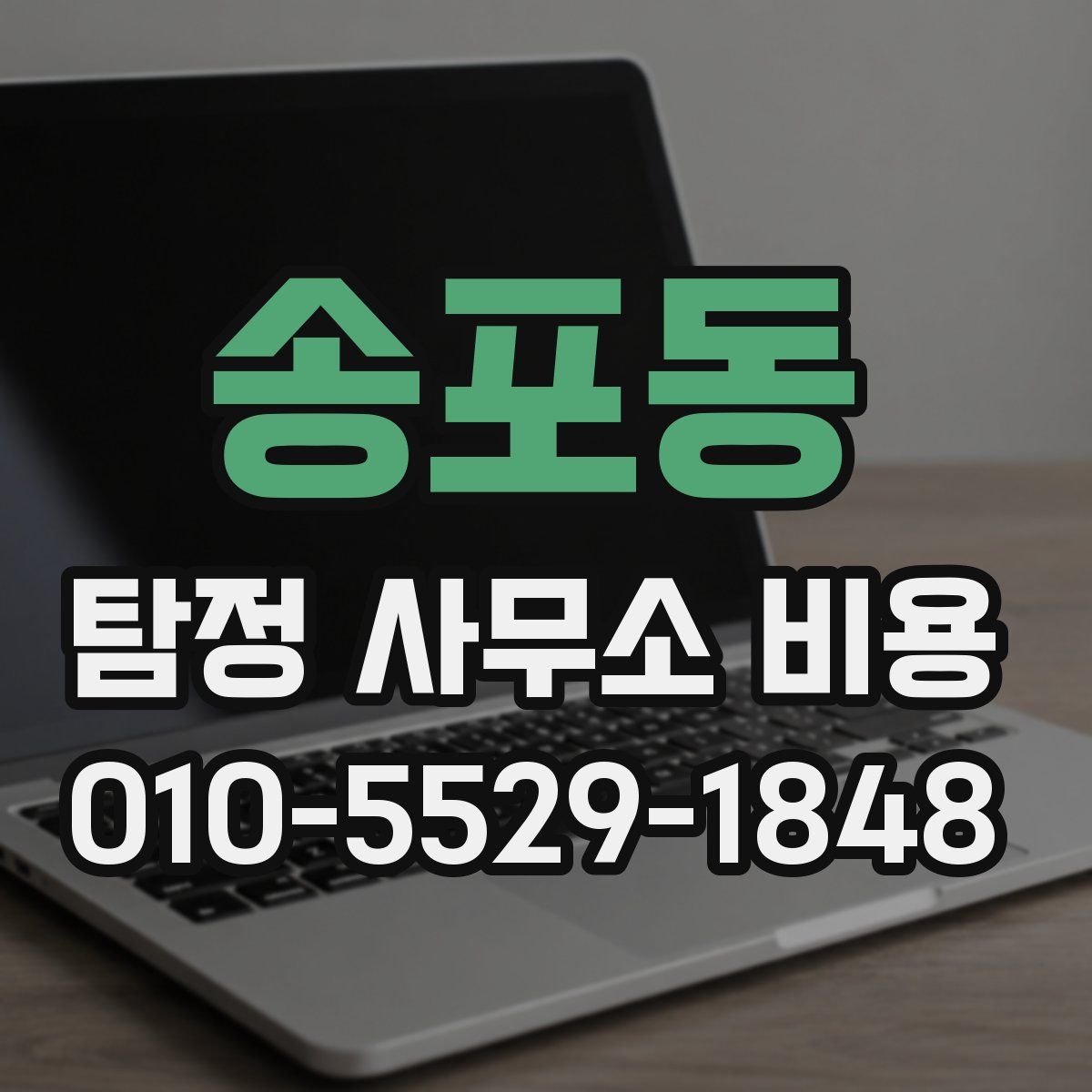 송포동 탐정 사무소 비용