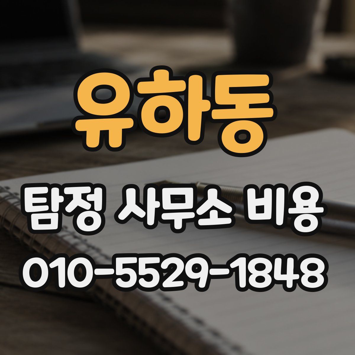 유하동 탐정 사무소 비용