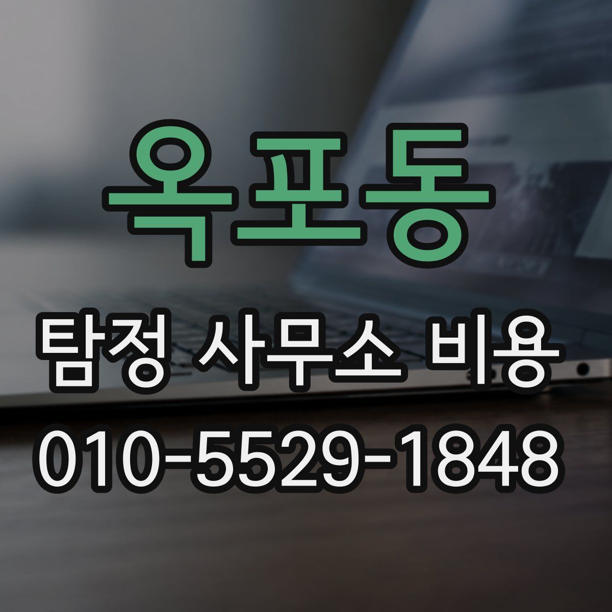 옥포동 탐정 사무소 비용