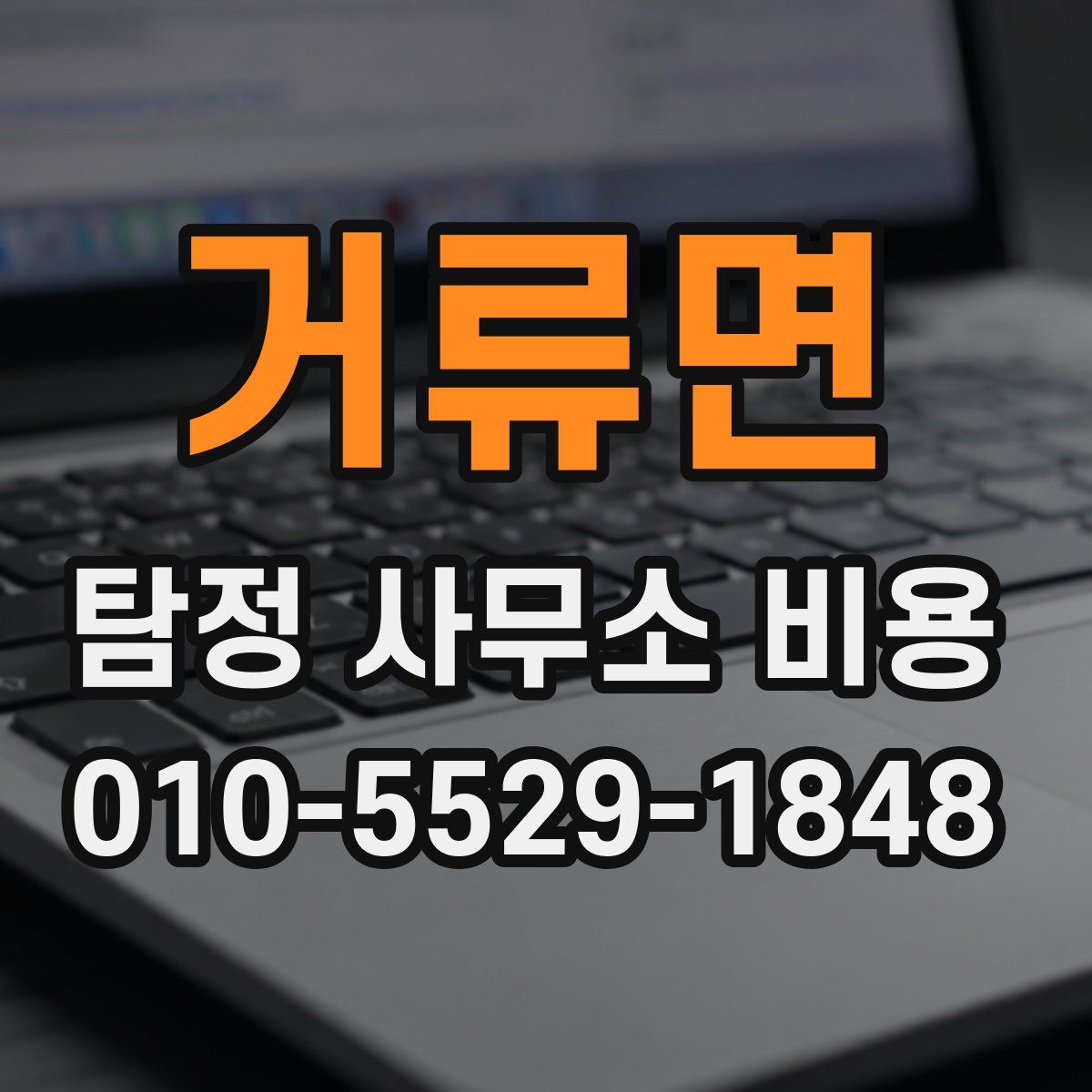 거류면 탐정 사무소 비용