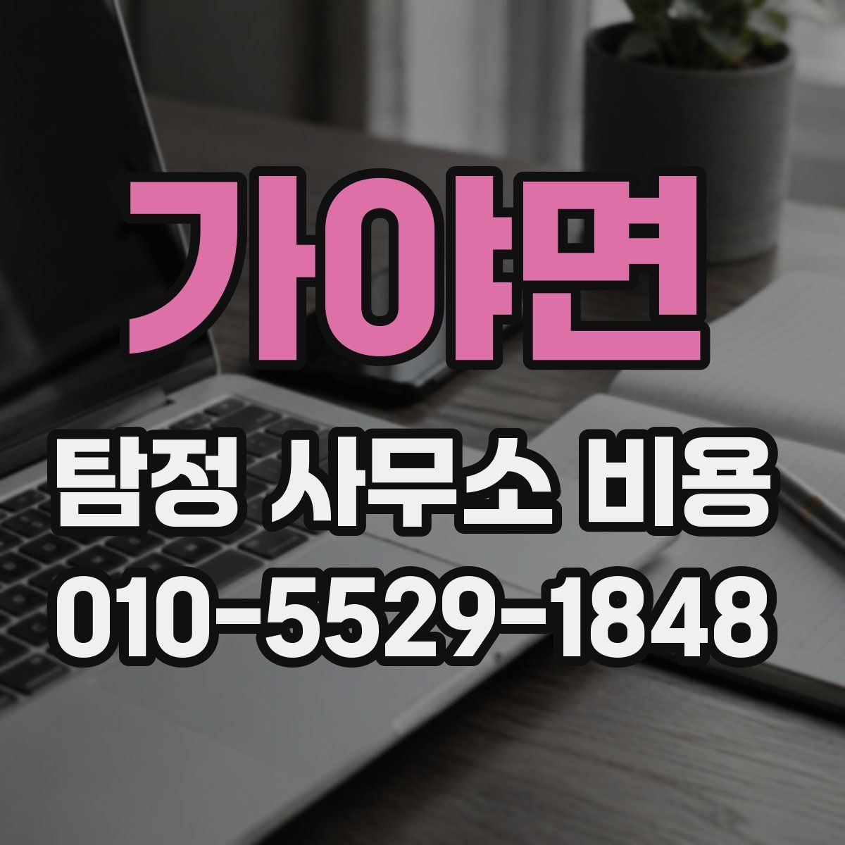 가야면 탐정 사무소 비용