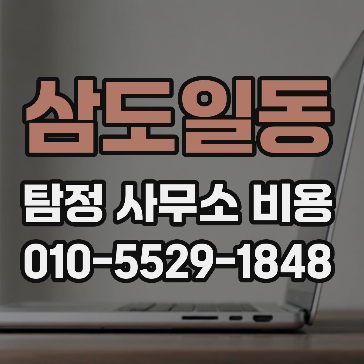 삼도일동 탐정 사무소 비용