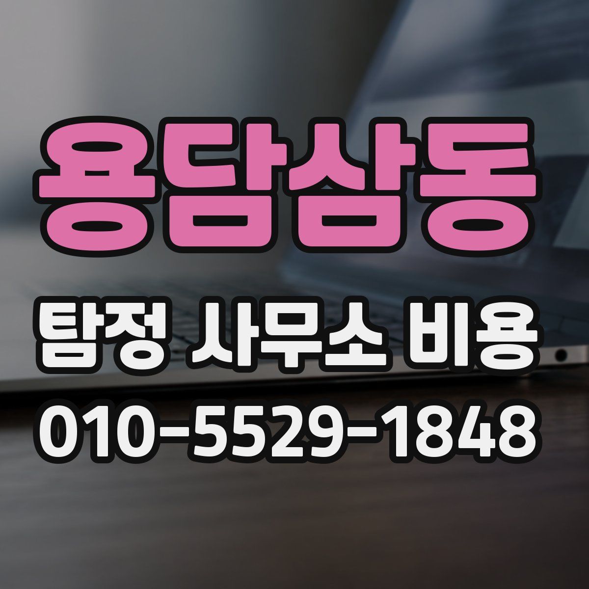 용담삼동 탐정 사무소 비용
