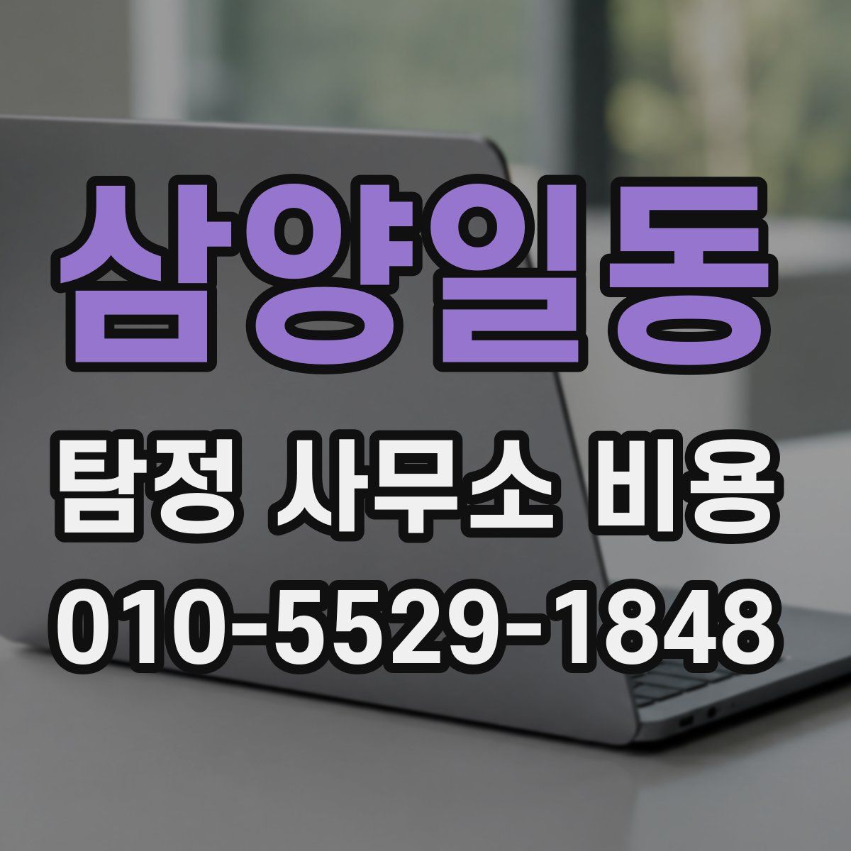 삼양일동 탐정 사무소 비용