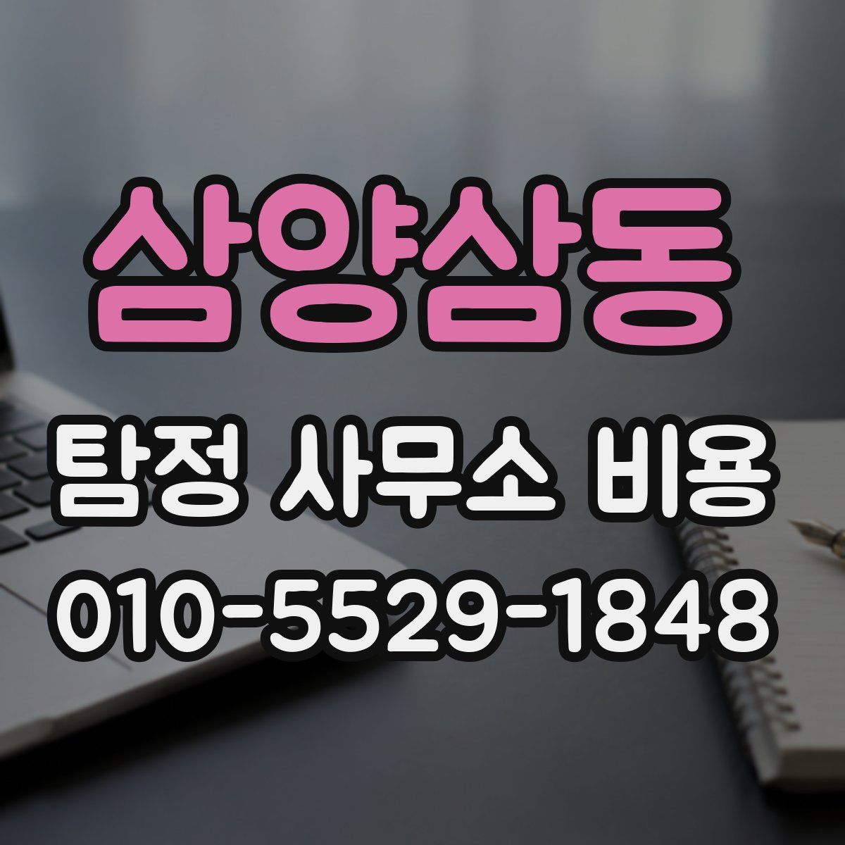 삼양삼동 탐정 사무소 비용