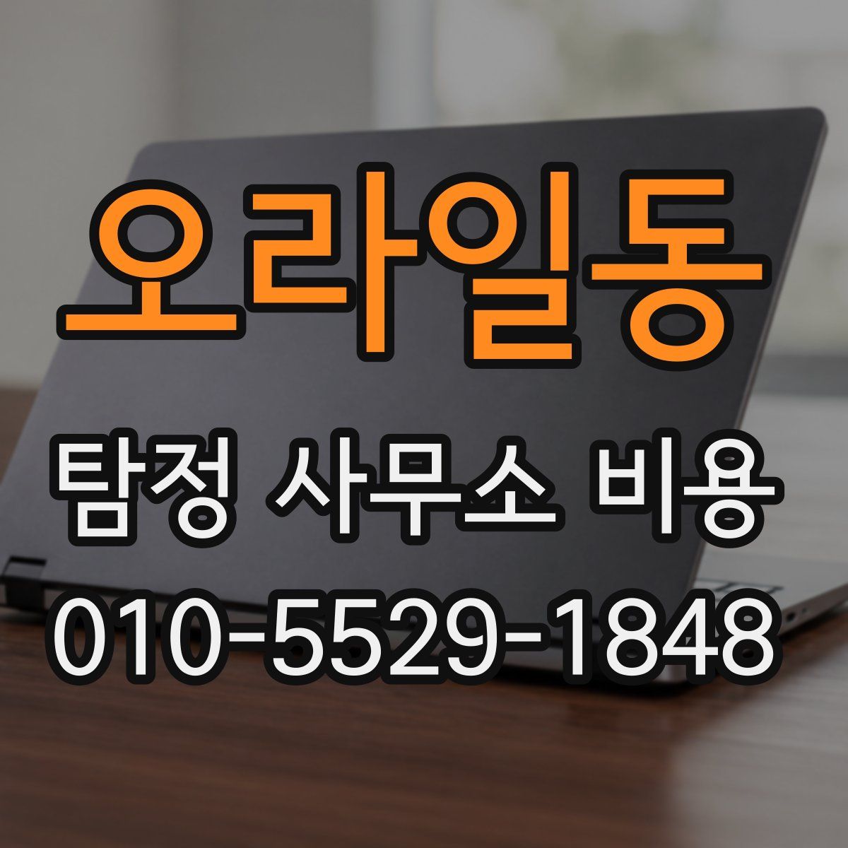 오라일동 탐정 사무소 비용
