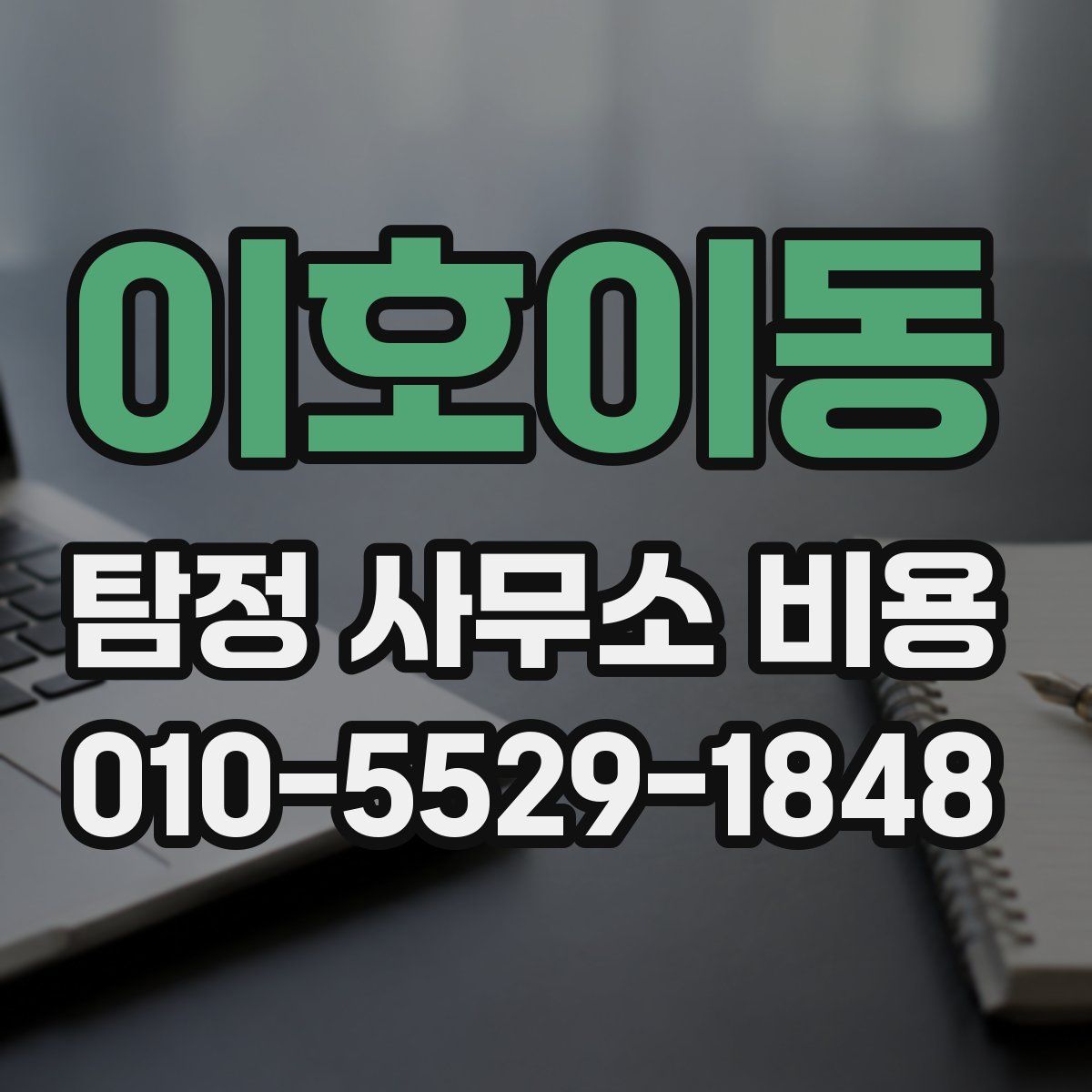 이호이동 탐정 사무소 비용