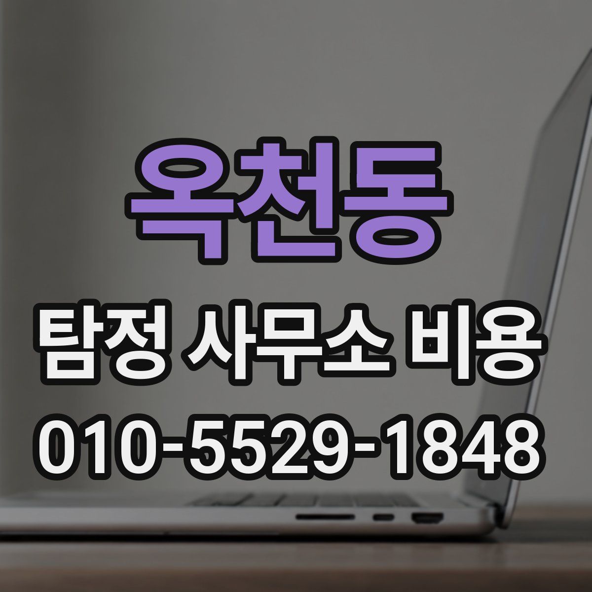 옥천동 탐정 사무소 비용