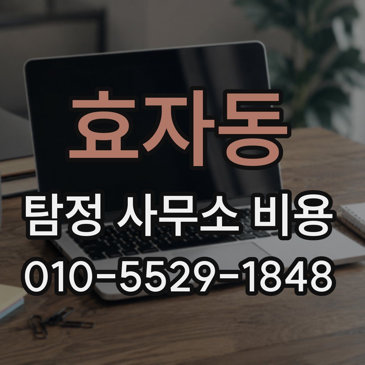 효자동 탐정 사무소 비용