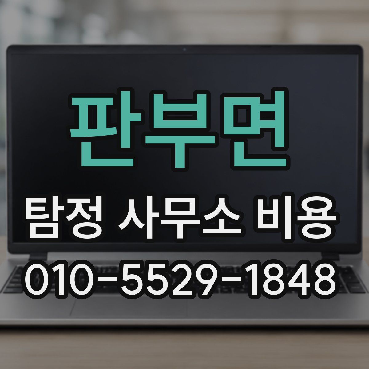 판부면 탐정 사무소 비용