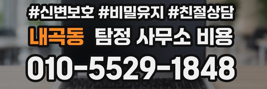 내곡동 탐정 사무소 비용