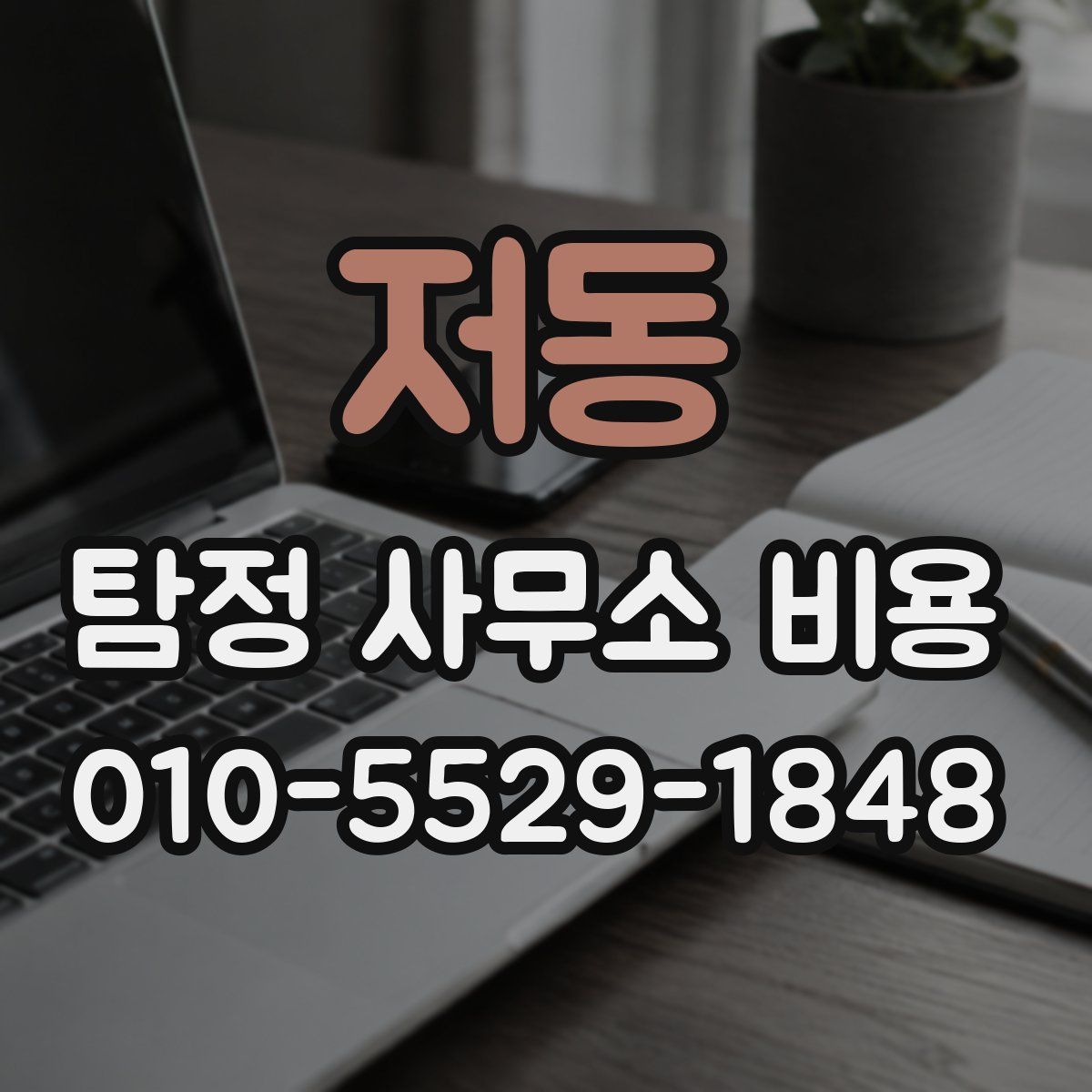 저동 탐정 사무소 비용