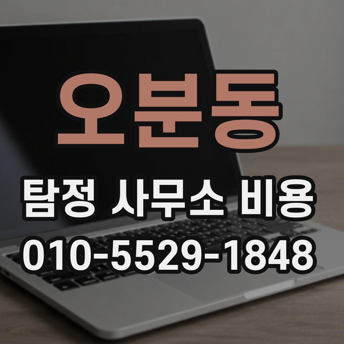 오분동 탐정 사무소 비용