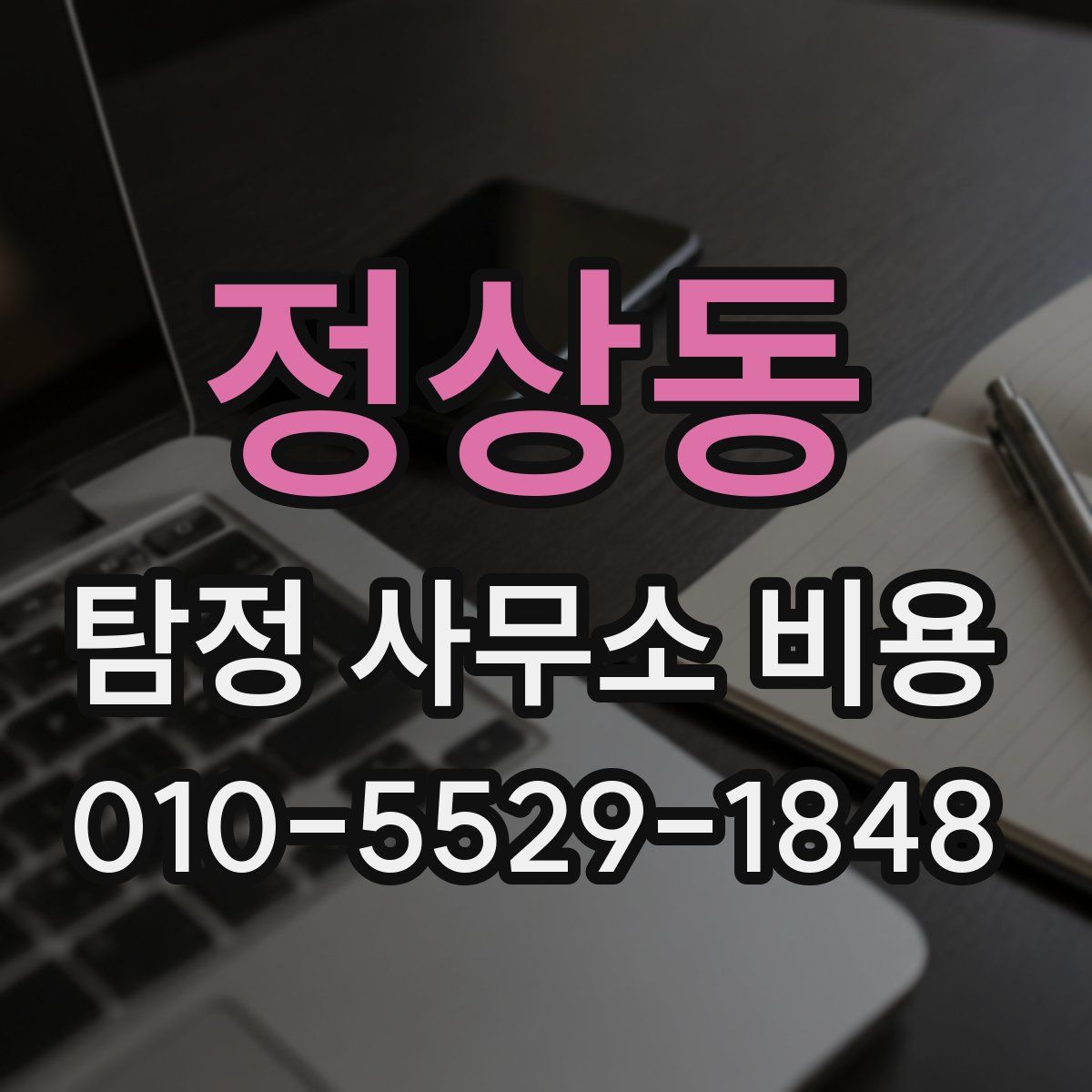 정상동 탐정 사무소 비용
