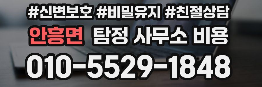 안흥면 탐정 사무소 비용