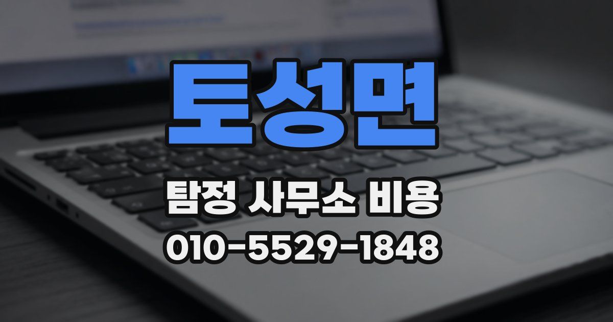 토성면 탐정 사무소 비용