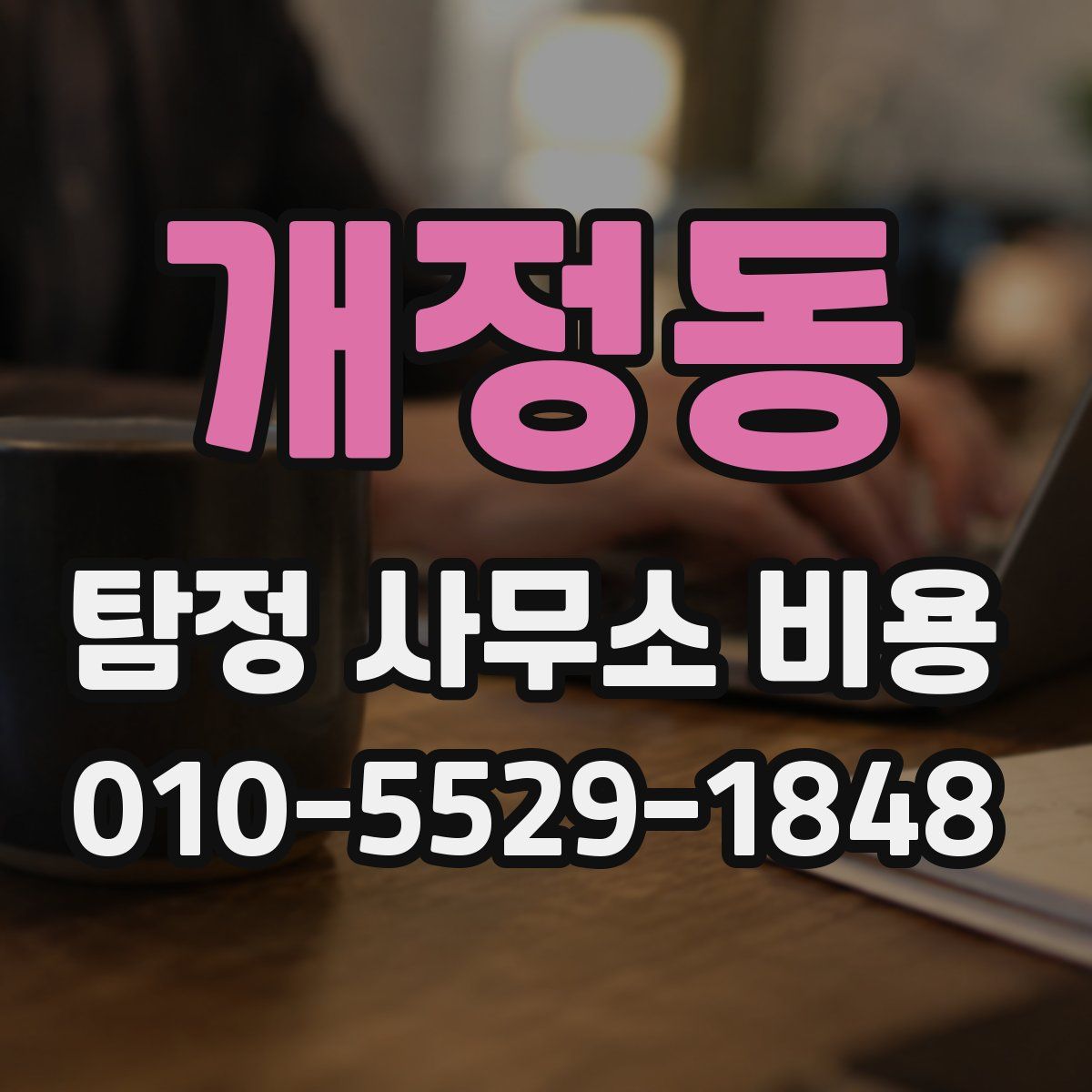 개정동 탐정 사무소 비용