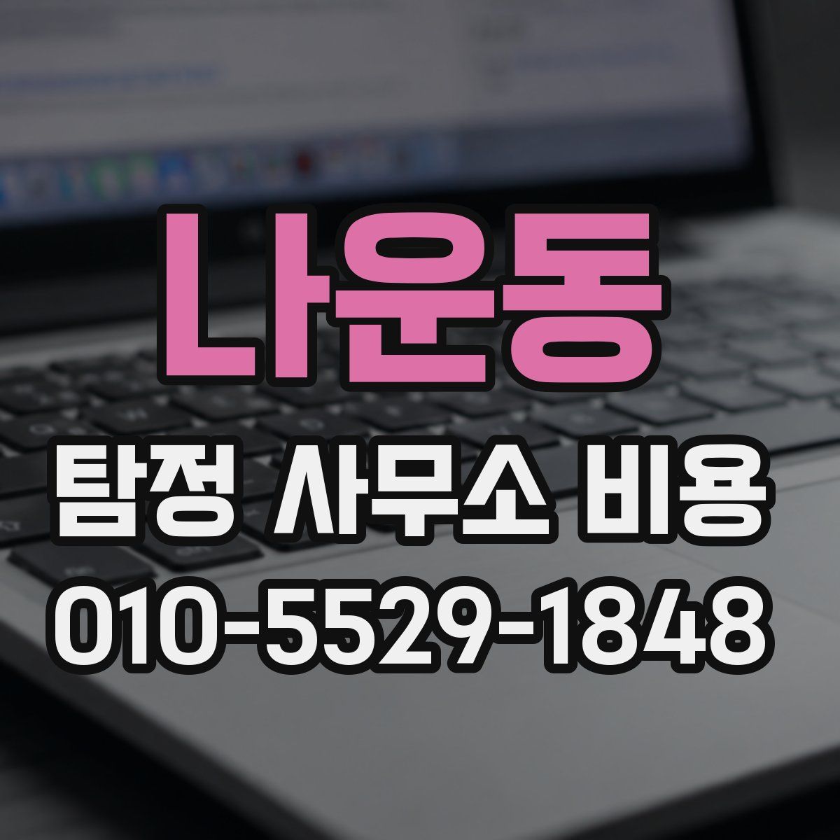 나운동 탐정 사무소 비용