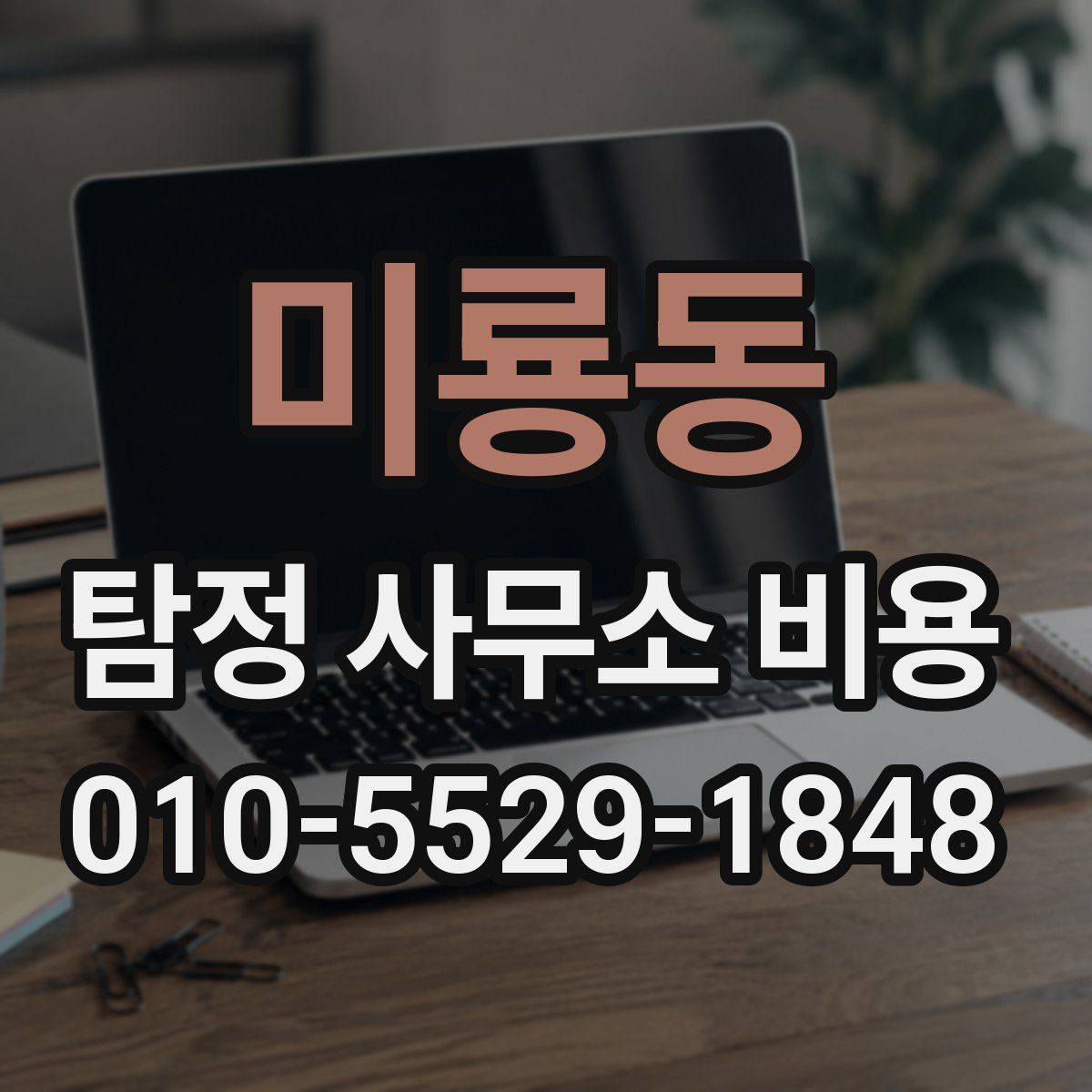 미룡동 탐정 사무소 비용