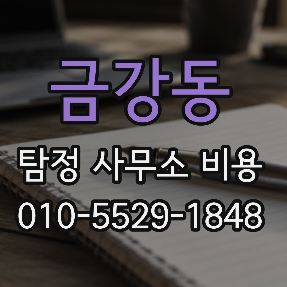 금강동 탐정 사무소 비용