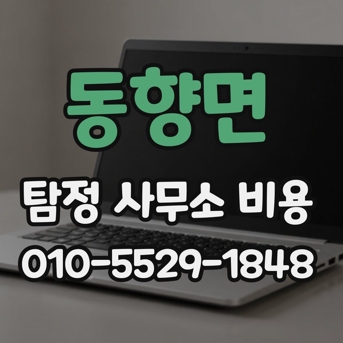동향면 탐정 사무소 비용