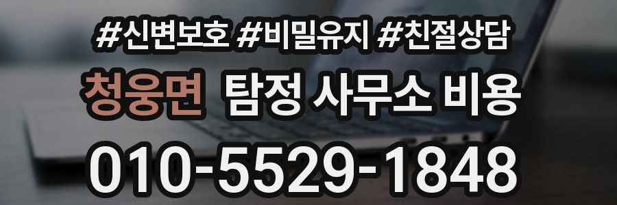 청웅면 탐정 사무소 비용
