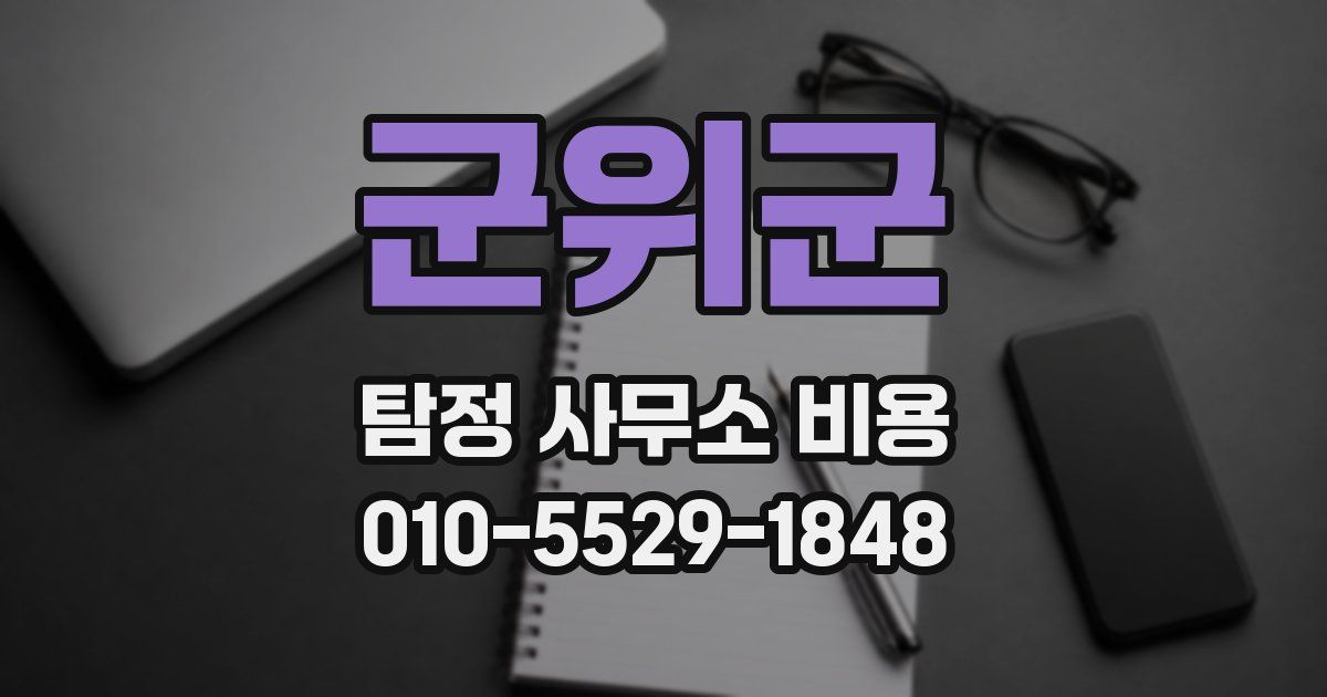 군위군 탐정 사무소 비용