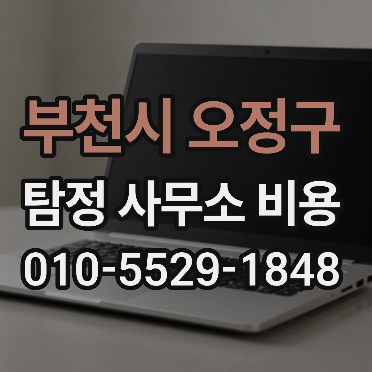 부천시 오정구 탐정 사무소 비용