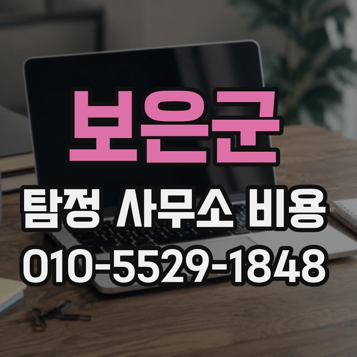 보은군 탐정 사무소 비용