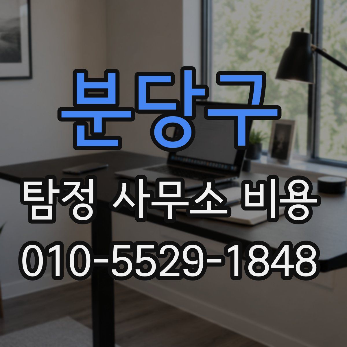 분당구 탐정 사무소 비용