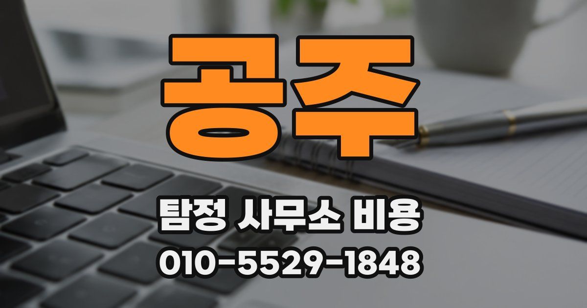 공주 탐정 사무소 비용
