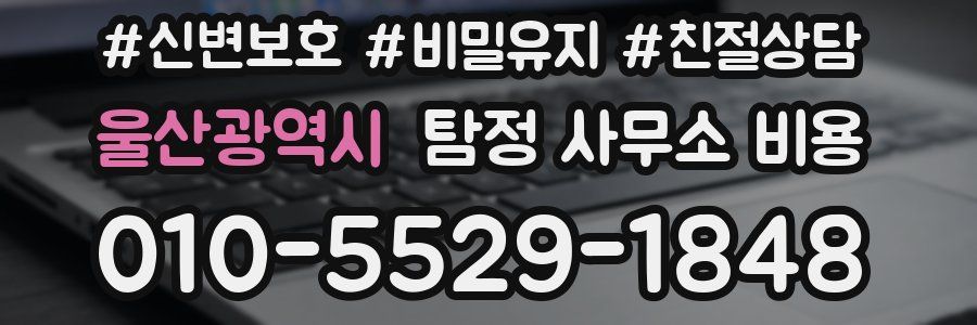 울산광역시 탐정 사무소 비용